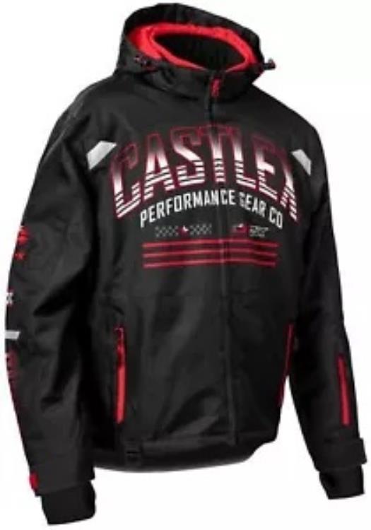 Castle X Strike G-7 メンズ スノー ジャケット ブラック/レッド Castle X Strike G-7 Mens Snow Jacket Black/Red 【並行輸入品】