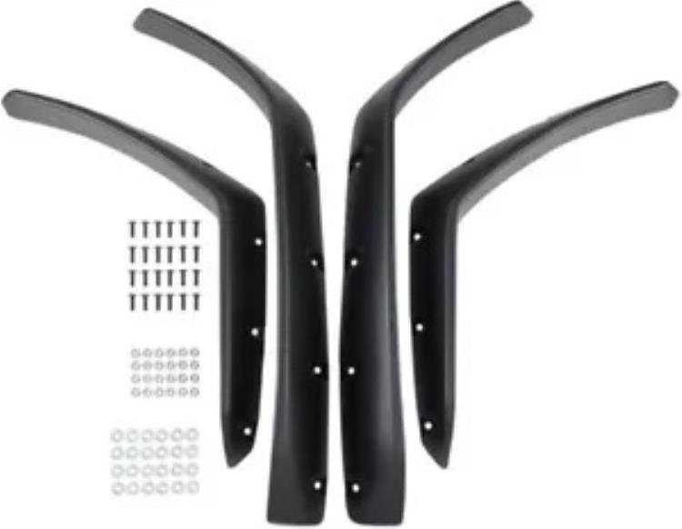 Maier テクスチャード ブラック プラスチック フェンダー フレア (49500-20) Maier Textured Black Plastic Fender Flares (49500-20) 【並行輸入品】