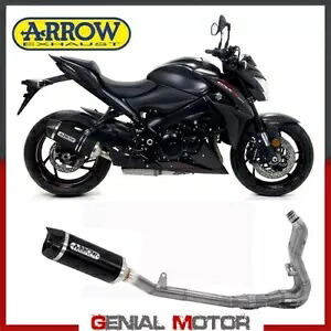 2017 Arrow Race Tech AKN アルミニウム ブラック スズキ GSX-S 1000 フル エスケープ - 2020- 2017 Arrow Race Tech AKN Aluminum Black Suzuki Gsx-S 1000 Full Escape - 2020- 【並行輸入品】|カスタムパーツ WORLD倉庫