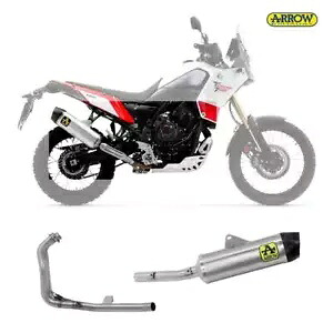 ヤマハ テネレ 700 ワールド レイド 2022 - 2023 アロー キャブ/チタン フルエキゾースト- Yamaha Tenere 700 World Raid 2022 - 2023 Arrow Carb/Titan Full Exhaust- 【並行輸入品】