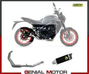 フルエキゾースト キャット アロー サンダー ブラック アルミ ヤマハ MT-09 2021 Full Exhaust Kat Arrow Thunder Black Aluminum Yamaha Mt-09 2021 【並行輸入品】