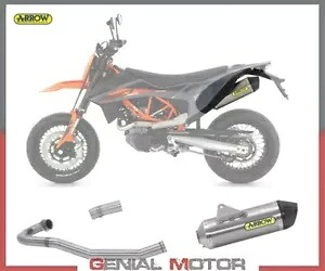 Kat Arrow Race-tech カーボン キャップ チタン コンプリート エキゾースト KTM 690 SMC R 2021- Kat Arrow Race-tech Carbon Cap Titanium Complete Exhaust for KTM 690 SMC R 2021- 【並行輸入品】