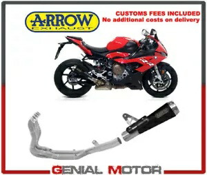 排気システム アロー ニクロム ブラック プロ レース テール スチール BMW S 1000 RR 2019 2020 Exhaust System Arrow Nichrom Black Pro Race Tail Steel BMW S 1000 RR 2019 2020 【並行輸入品】