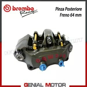 Brembo Racing P4 30/34 リア ブレーキ キャリパー 64 mm パッドなし- Brembo Racing P4 30/34 rear brake caliper 64 mm without pads- 【並行輸入品】