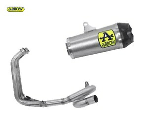 2021 Kat Arrow Works カーボンエンドキャップ チタン ヤマハ Mt 07 - 2023 コンプリートエキゾースト- 2021 Kat Arrow Works Carbon End Cap Titanium Yamaha Mt 07 - 2023 Complete Exhaust- 【並行輸入品】｜カスタムパーツ WORLD倉庫