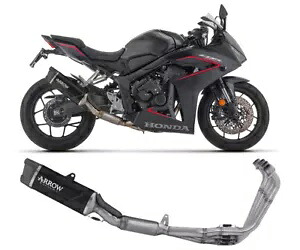 アロー インディ レース EVO アルミ ダークキャブ ホンダ CBR 650R 2024 承認 フルエキゾースト- Arrow Indy Race EVO Alum Dark Carb Honda CBR 650R 2024 Approved Full Exhaust- 【並行輸入品】｜カスタムパーツ WORLD倉庫 188,650円