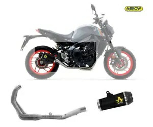 フルエキゾースト カットアローワークス ニクロムブラック ヤマハ MT09 2021 - 2023 Full Exhaust Kat Arrow Works Nichrom Black Yamaha Mt 09 2021 - 2023 【並行輸入品】
