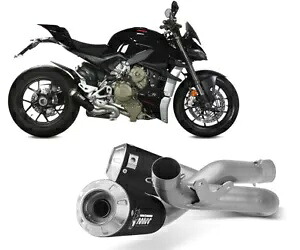 排気サイレンサー MIVV X-M1 ブラック ドゥカティ ストリートファイター V4 2020 - 2023用 Exhaust Silencer MIVV X-M1 Black for DUCATI STREETFIGHTER V4 2020 - 2023 【並行輸入品】