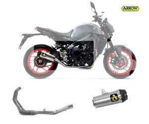 フルエキゾースト Kat Arrow Works Titan Yamaha Mt 09 2021 - 2023 Full Exhaust Kat Arrow Works Titan Yamaha Mt 09 2021 - 2023 【並行輸入品】 212,850円