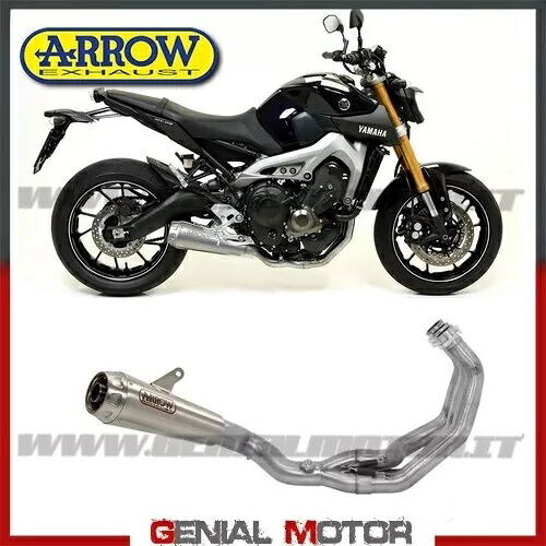 2020 ヤマハ Mt-09 20 アロー プロ レース ニクロ触媒フルエキゾースト- 2020 Yamaha Mt-09 20 Arrow Pro Race Nichro Catalyzed Full Exhaust- 【並行輸入品】