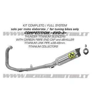 フルエキゾースト アロー コンペティション Evo 2 フルティット ヤマハ YZF R3 2015 - 2020 Full Exhaust Arrow Competition Evo 2 Full Tit Yamaha Yzf R3 2015 - 2020 【並行輸入品】｜カスタムパーツ WORLD倉庫
