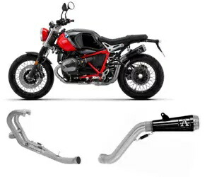 2021 アロー プロレース スチールキャップ ダーク R ナイン T スクランブラー フルエキゾースト - 2023- 2021 Arrow Pro-Race Steel Cap Dark R Nine T Scrambler Full Exhaust - 2023- 【並行輸入品】