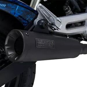 Vance & Hines アップスイープ スリップオン マフラー ブラック 48237 ホンダ グロム用 Vance & Hines Upsweep Slip-On Muffler Black 48237 for Honda Grom 【並行輸入品】
