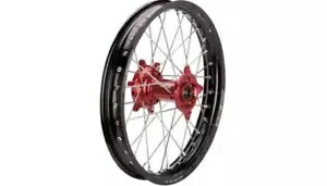 Moose SX-1 コンプリート ホイール リア 21x1.60 ブラック レッドハブ付き ベータ Moose SX-1 Complete Wheel Rear 21x1.60 Black with Red Hub Beta 【並行輸入品】