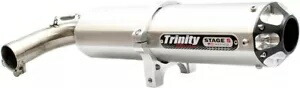Trinity Racing Stage 5 スリップオン エキゾースト ブラッシュド ヤマハ YXZ1000R 2016-2023 用 Trinity Racing Stage 5 Slip-On Exhaust Brushed for Yamaha YXZ1000R 2016-2023 【並行輸入品】