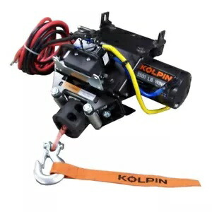 Kolpin Outdoors クイック マウント ウインチ キット 3500 ポンド ウインチ付き 合成ロープ付き #26-3025 Kolpin Outdoors Quick Mount Winch Kit w/3500 lbs Winch w/Synthetic Rope #26-3025 【並行輸入品】