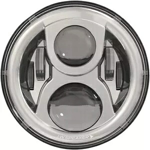 J.W.スピーカー 8700 EVO 2 デュアル バーン ヘッドライト (取り付けリング付き) クローム J.W. Speaker 8700 EVO 2 Dual Burn Headlight with Mounting Ring Chrome 【並行輸入品】