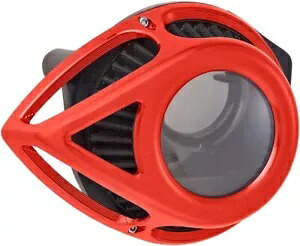 アレンネス クリアティア エアクリーナーキット レッド #18-901 ハーレーダビッドソン Arlen Ness Clear Tear Air Cleaner Kit Red #18-901 Harley Davidson 【並行輸入品】