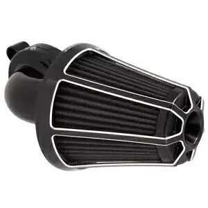 アレンネス モンスターサッカー 90度エアクリーナーキット 面取りブラック ハーレー M8 Arlen Ness Monster Sucker 90-Degree Air Cleaner Kit Beveled Black Harley M8 【並行輸入品】