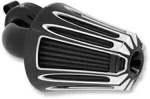 アレンネス モンスターサッカー 90度エアクリーナーキット ディープカット ブラック #81-004 Arlen Ness Monster Sucker 90-Degree Air Cleaner Kit Deep Cut Black #81-004 【並行輸入品】｜カスタムパーツ WORLD倉庫