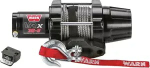 WarnVRX 35-S ウインチ ハンドルバーロッカースイッチ付き 3/16インチ 50フィート 合成 Warn VRX 35-S Winch with Handlebar Rocker Switch 3/16" 50' Synthetic 【並行輸入品】｜カスタムパーツ WORLD倉庫