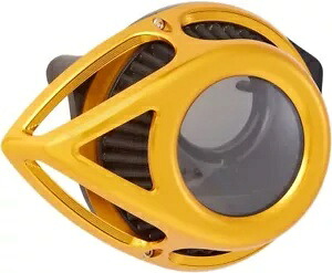 アレンネス クリアティア エアクリーナーキット ゴールド #18-974 ハーレーダビッドソン Arlen Ness Clear Tear Air Cleaner Kit Gold #18-974 Harley Davidson 【並行輸入品】