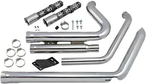 コブラ スピードスター 909 フルエキゾーストシステム クローム #6711 ハーレーダビッドソン Cobra Speedster 909 Full Exhaust System Chrome #6711 Harley Davidson 【並行輸入品】