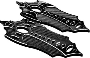 精密ビレット バッド アックス ドライバー フロアボード #BAX-410-ALL-BLK ハーレーダビッドソン Precision Billet Bad Axe Driver Floorboards #BAX-410-ALL-BLK Harley Davidson 【並行輸入品】