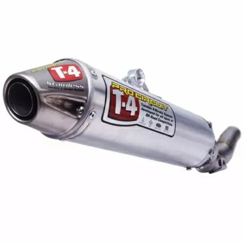 プロサーキット T-4 スリップオンエキゾースト ステンレススチール アルミニウム #4QH99400 ホンダ TRX400 Pro Circuit T-4 Slip-On Exhaust Stainless Steel Aluminum #4QH99400 Honda TRX400 【並行輸入品】