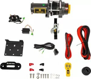 合成ロープ付きオープン トレイル 6000 LB ウインチ Open Trail 6000 LB Winch With Synthetic Rope 【並行輸入品】