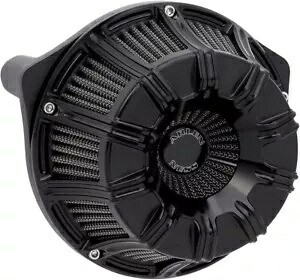 アレンネス 10ゲージ 逆ビッグ吸盤エアクリーナーキット ブラック #600-009 Arlen Ness 10-Gauge Inverted Big Sucker Air Cleaner Kit Black #600-009 【並行輸入品】｜カスタムパーツ WORLD倉庫