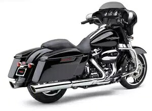 コブラ 909-ツイン デュアル スリップオン マフラー クローム #6108 ハーレーダビッドソン Cobra 909-Twins Dual Slip-On Mufflers Chrome #6108 Harley Davidson 【並行輸入品】