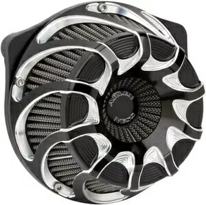 アレンネス インバーテッドシリーズ ドリフトエアクリーナーキット ブラックアルマイト #18-987 Arlen Ness Inverted Series Drift Air Cleaner Kit Black Anodized #18-987 【並行輸入品】
