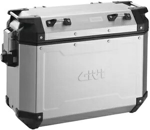 GIVI トレッカー アウトバック モノキー 右サイドケース 37L シルバー GIVI Trekker Outback Monokey Right Side Case 37L Silver 【並行輸入品】