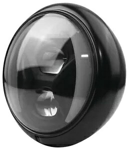 Highsider アダプティブ LED ヘッドライト ハウジング付き 7 インチ ブラック Highsider Adaptive LED Headlight With Housing 7" Black 【並行輸入品】｜カスタムパーツ WORLD倉庫