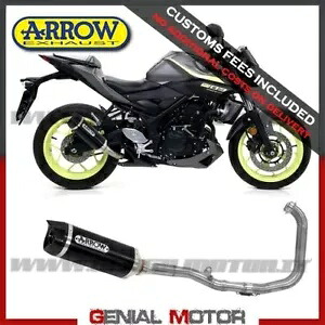 フルエキゾースト アローシンナー AKN アルミブラック ヤマハ Mt-03 2018 - 2019 Full Exhaust Arrow Thiner AKN Aluminium Black Yamaha Mt-03 2018 - 2019 【並行輸入品】
