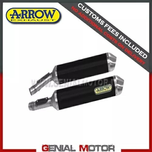 エキゾースト アロー レース テック アルミ ブラック アプリリア トゥオーノ 1000 R 2006 - 2010 Exhausts Arrow Race Tech Alu Black Aprilia Tuono 1000 R 2006 - 2010 【並行輸入品】