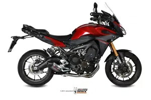 Mivv コンプリート エキゾースト オーバル チタン カーボン キャップ ヤマハ トレーサー 900 2015 - 2020 Mivv Complete Exhaust Oval Titanium Carbon Cap Yamaha Tracer 900 2015 - 2020 【並行輸入品】