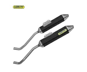 エキゾースト アロー サンダー アルミニウム ブラック ヤマハ Xt 660 RX 2004 - 2016 Exhaust Arrow Thunder Aluminium Black Yamaha Xt 660 R X 2004 - 2016 【並行輸入品】|カスタムパーツ WORLD倉庫