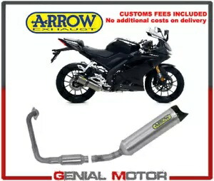 排気システム Arrow Approve アルミテールパイプ カーボン ヤマハ YZF-R 125 2019 2020 Exhaust System Arrow Approve Alum Tail Pipe Carbon Yamaha YZF-R 125 2019 2020 【並行輸入品】