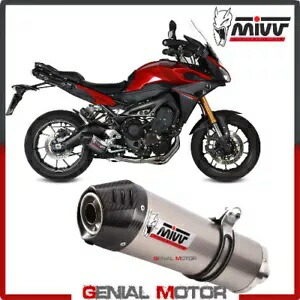 Mivv コンプリートエキゾースト オーバルチタンカーボンキャップ YAMAHA TRACER 900 GT 2015 2018 Mivv Complete Exhaust Oval Titanium Carbon Cap YAMAHA TRACER 900 GT 2015 2018 【並行輸入品】