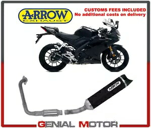 排気システム アローアプリ ミョウバン ブラック テールパイプ キャブレター ヤマハ YZF-R 125 2019 2020 Exhaust System Arrow App Alum Black Tail Pipe Carb Yamaha YZF-R 125 2019 2020 【並行輸入品】|カスタムパーツ WORLD倉庫