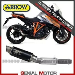 排気 + リンク Arrow GP2 ブラック KTM 1290 Superduke GT 2017 - 2019用 Exhaust + Link Arrow Gp2 Black for KTM 1290 Superduke Gt 2017 - 2019 【並行輸入品】