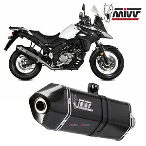 Mivv エキゾーストマフラー Speed Edge ブラック Inox SUZUKI DL V-STROM 650 2017 - 2023 Mivv Exhaust Muffler Speed Edge Black Inox SUZUKI DL V-STROM 650 2017 - 2023 【並行輸入品】