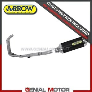 フルエキゾースト アローサンダー アルミ ブラック ヤマハ MT 07 2017 - 2020 Full Exhaust Arrow Thunder Aluminium Black Yamaha Mt 07 2017 - 2020 【並行輸入品】