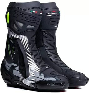 TCX RT-Race Pro Air メンズ オートバイ ブーツ ブラック/ホワイト/グレー TCX RT-Race Pro Air Mens Motorcycle Boots Black/White/Gray 【並行輸入品】｜カスタムパーツ WORLD倉庫