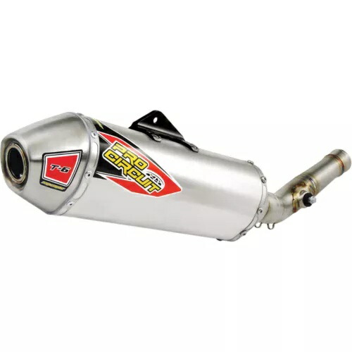プロサーキット T-6 スリップオンサイレンサー ステンレス (0111945GXA) Pro Circuit T-6 Slip-On Silencer Stainless Steel (0111945GXA) 【並行輸入品】