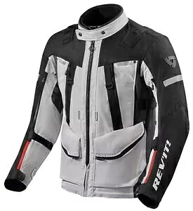 Rev'It Sand 4 H2O メンズ テキスタイル オートバイ ジャケット シルバー/ブラック Rev'It Sand 4 H2O Mens Textile Motorcycle Jacket Silver/Black 【並行輸入品】|カスタムパーツ WORLD倉庫