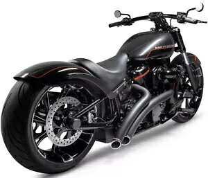 フリーダム パフォーマンス スラッシュ スカルプト ラディカル ラジアス ブラック エキゾースト システム (HD00397) Freedom Performance Slash Sculpted Radical Radius Black Exhaust System (HD00397) 【並行輸入品】