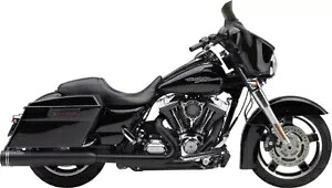 コブラ 4.5 インチ Gen-2 Neighbor Haters ブラック スリップオン マフラー 95-16 FL (6290RB) Cobra 4.5\